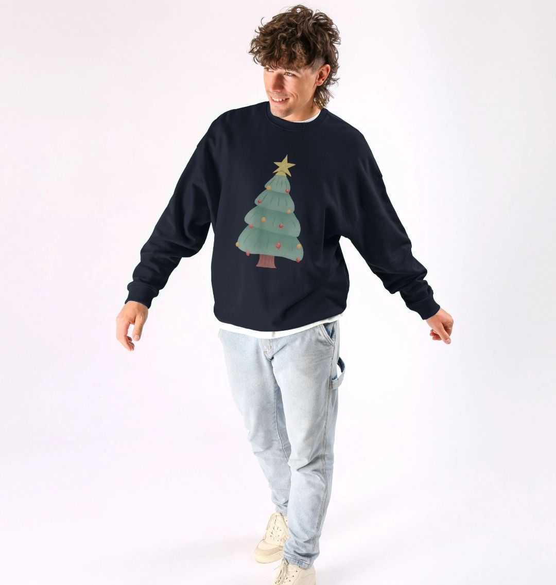 Christmas Tree Oversized Jumper