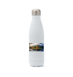 White Stainless Steel Mountain Water Bottle