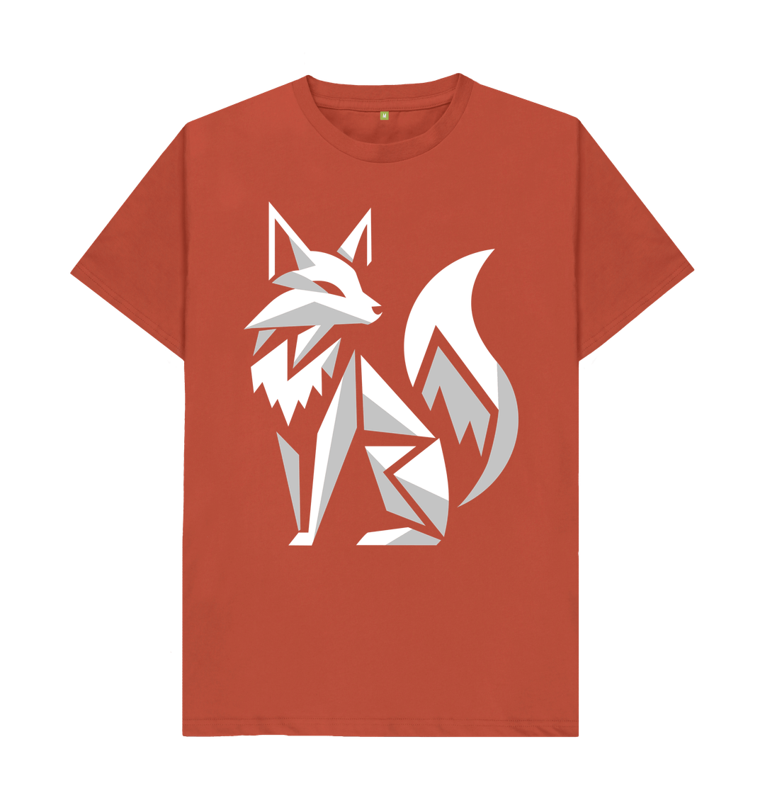 Rust White Fox Tee