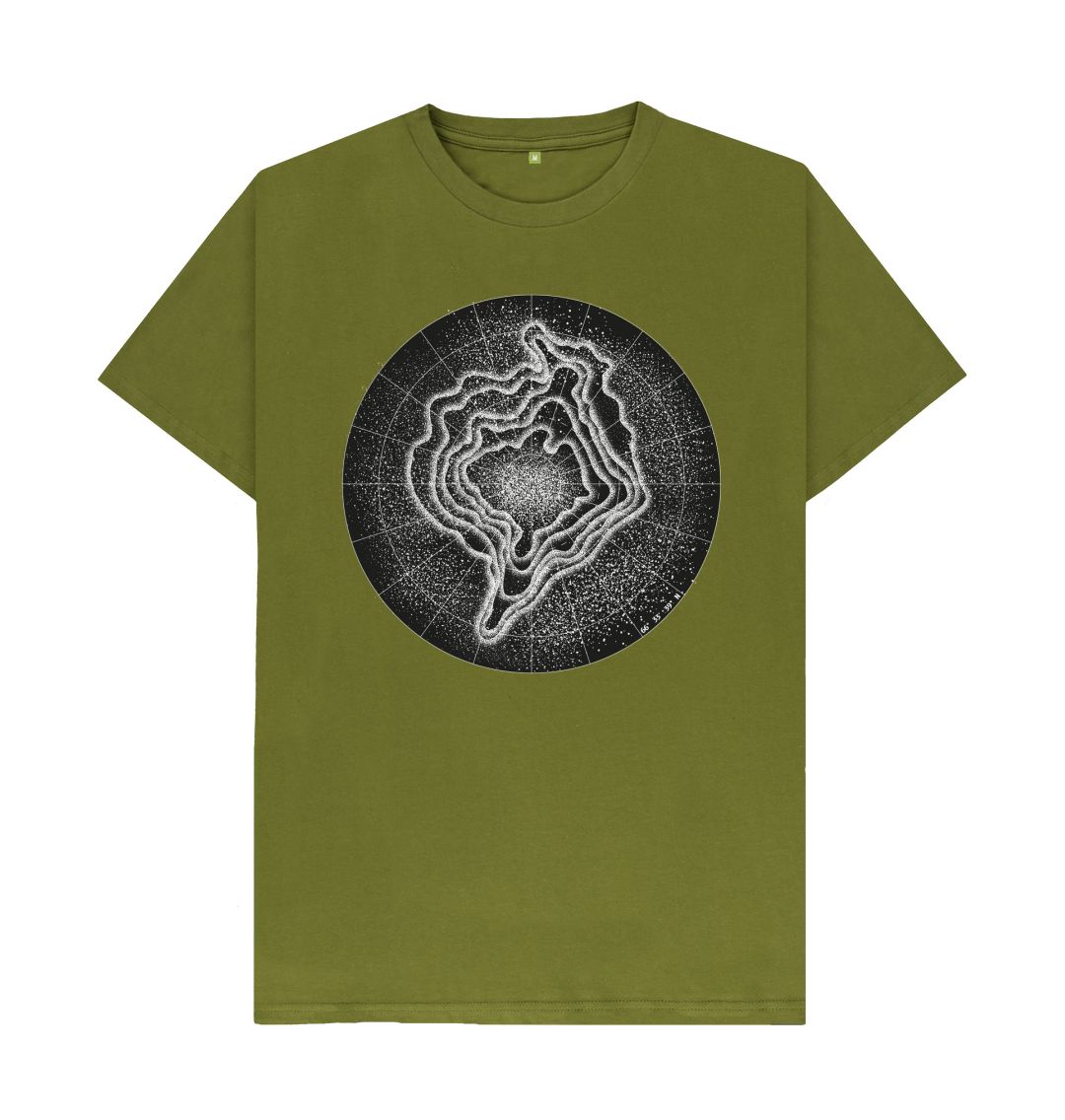 Moss Green Earth's Core Tee