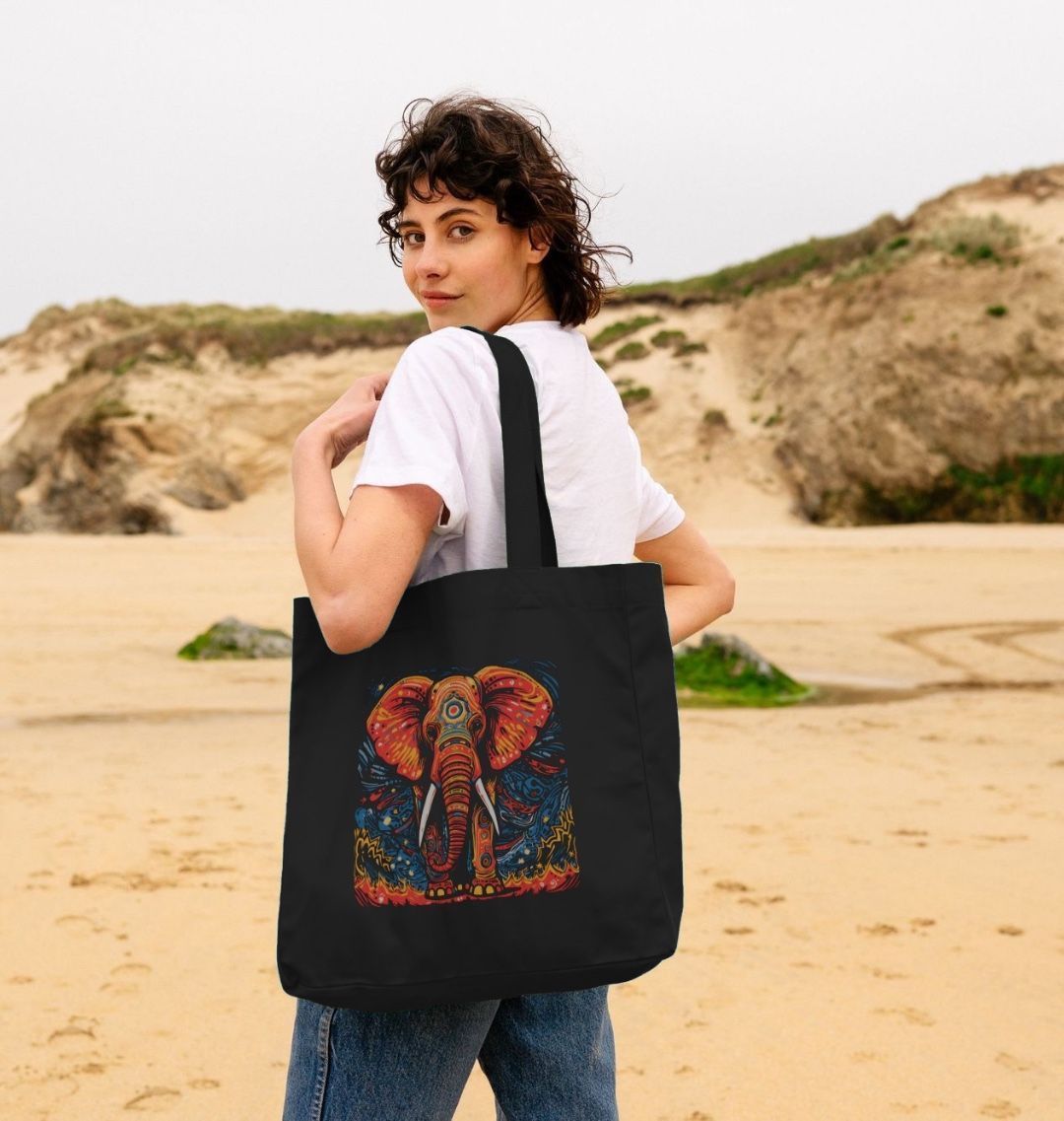 Elephant Shopper Tote