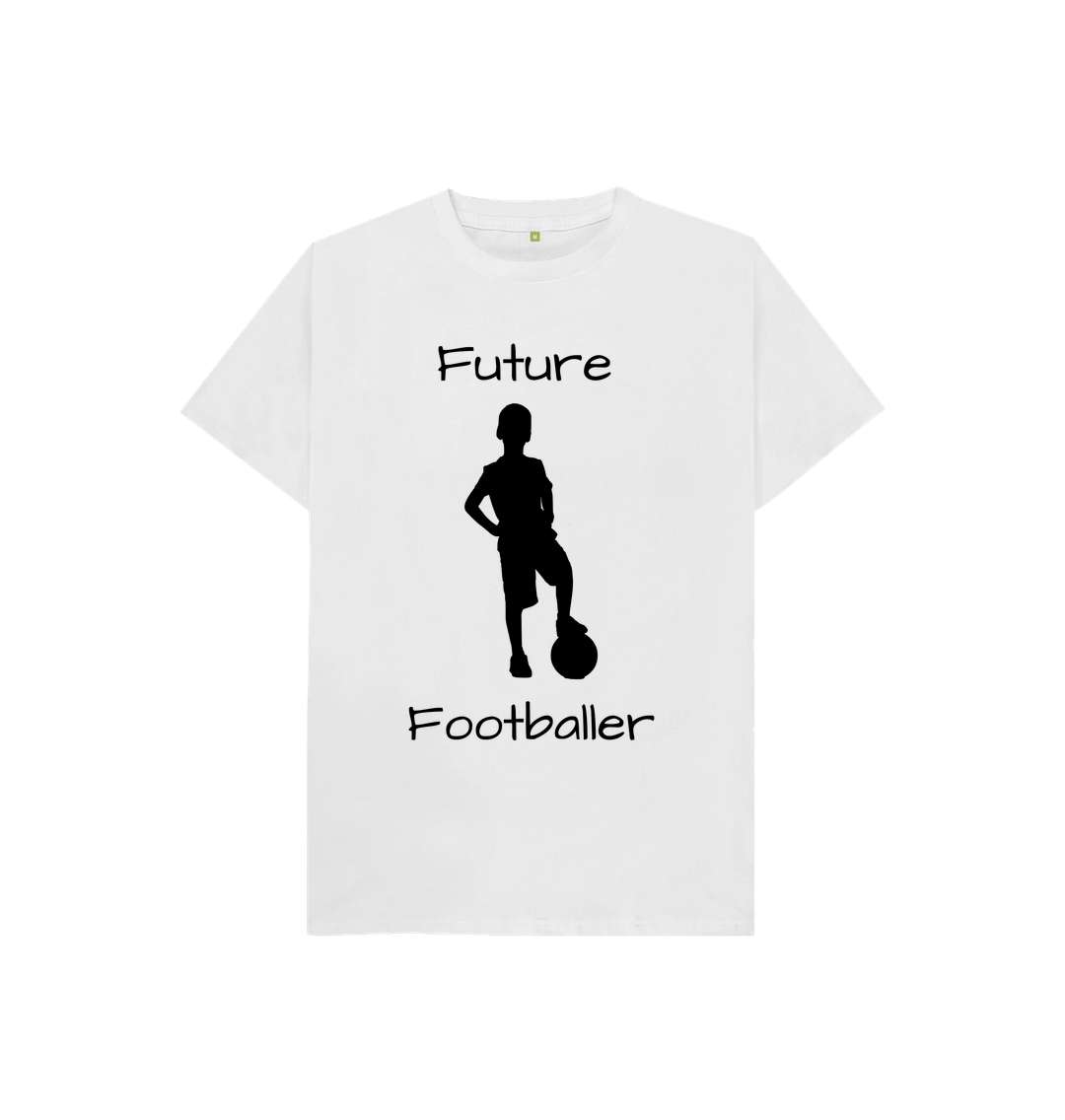 White Future Footballer Tee