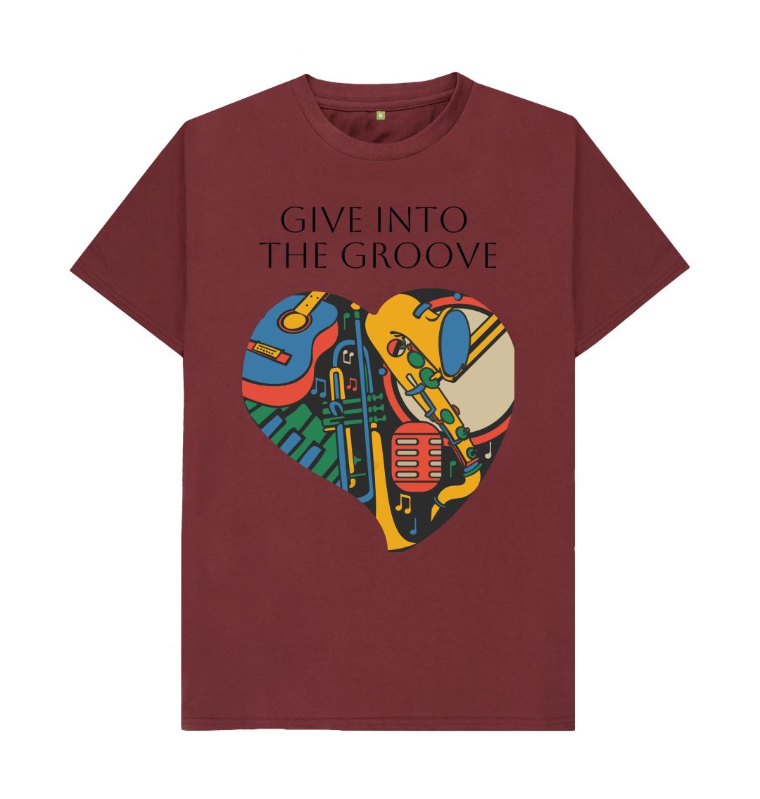 Red Wine Give Into The Groove Tee