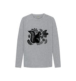 Athletic Grey Squirrel Long Sleeve Tee