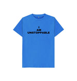 Bright Blue I Am Unstoppable Tee