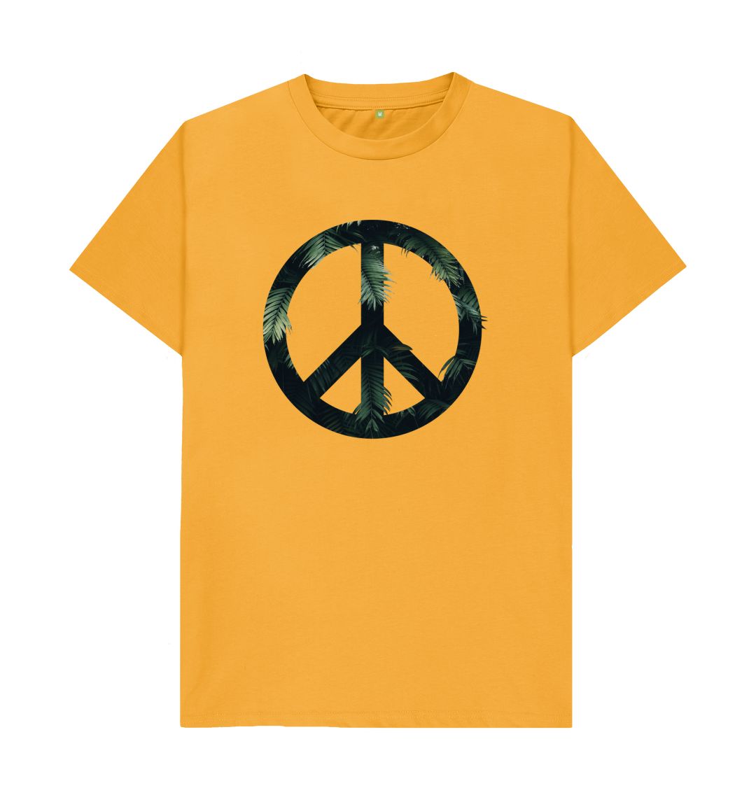 Mustard Love Peace Tee