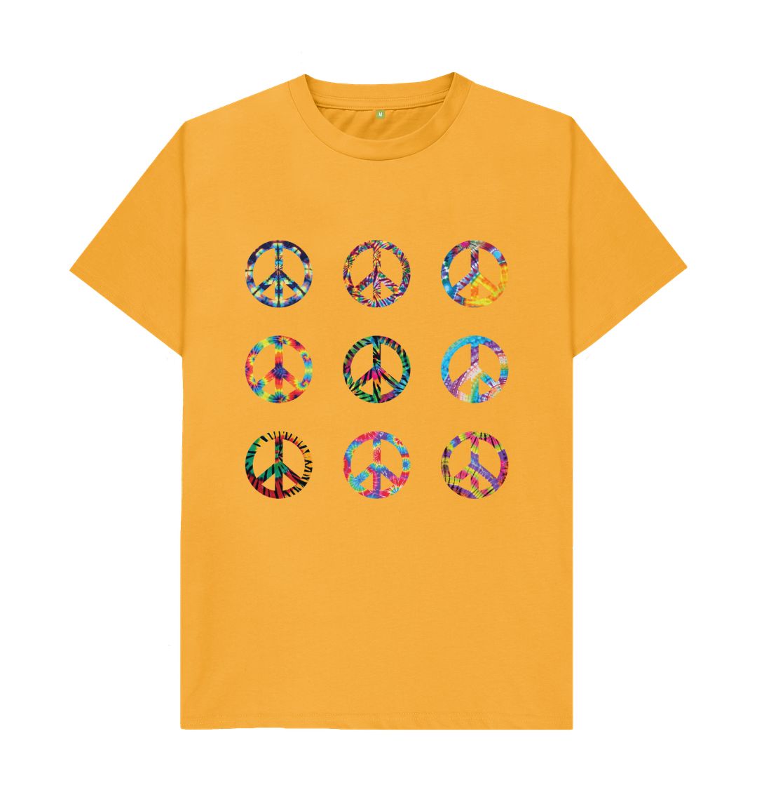 Mustard Colourful Peace Tee