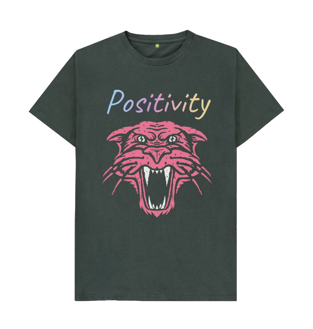 Dark Grey Positivity Tee