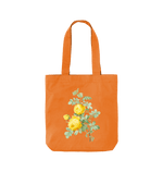 Orange Yellow Rose Twill Tote Bag