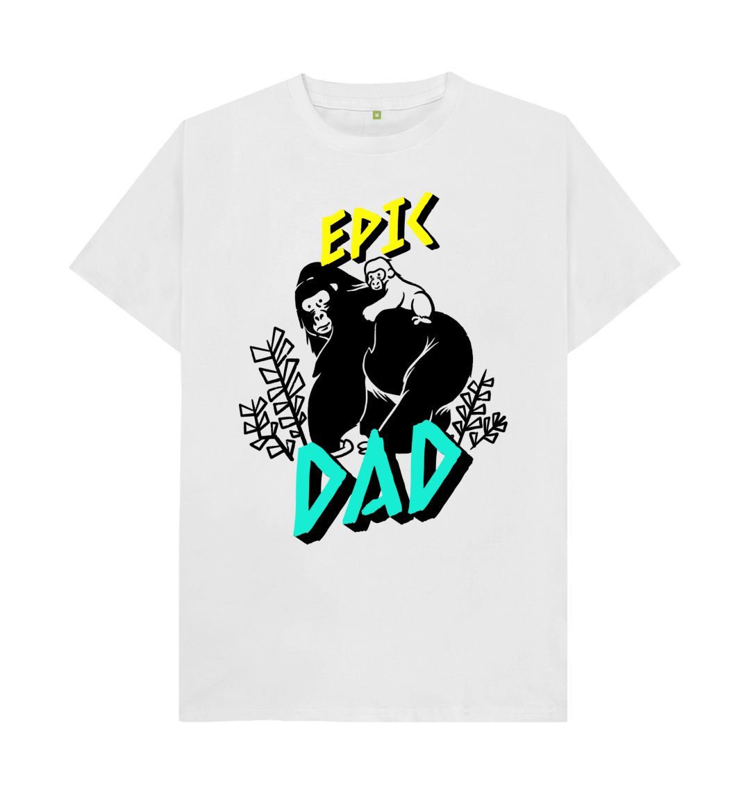 White Epic Dad Tee