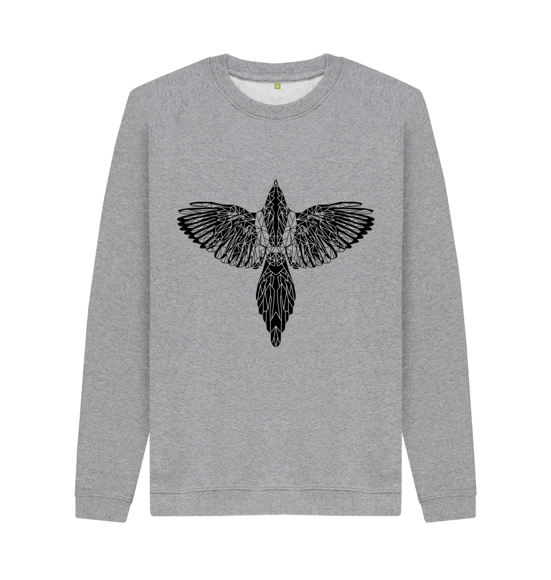 Light Heather Printed Sweater Front
