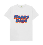 White Tie Dye Happy Days Tee