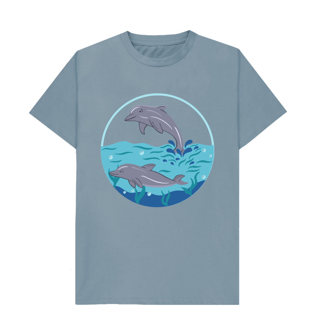 Stone Blue Dolphin Tee