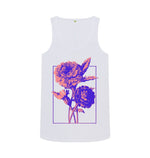 White Wild Flowers Vest Top