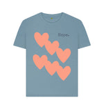 Stone Blue Hope and Heart Tee