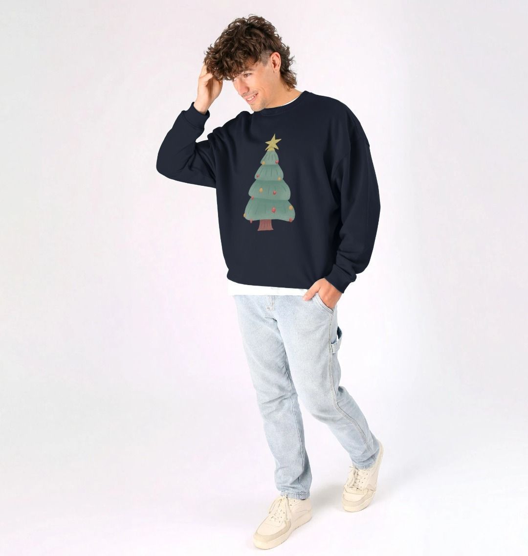 Christmas Tree Oversized Jumper