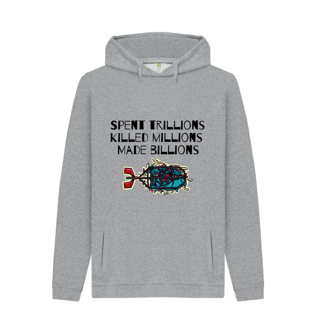Light Heather Printed Hoody Front