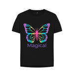 Black Magical Butterfly Relaxed Fit Tee