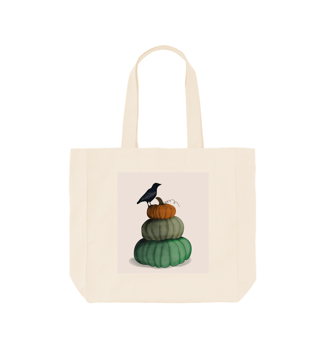 Natural Pumpkin Shopper Tote