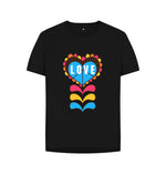 Black Pride Love Relaxed Fit Tee