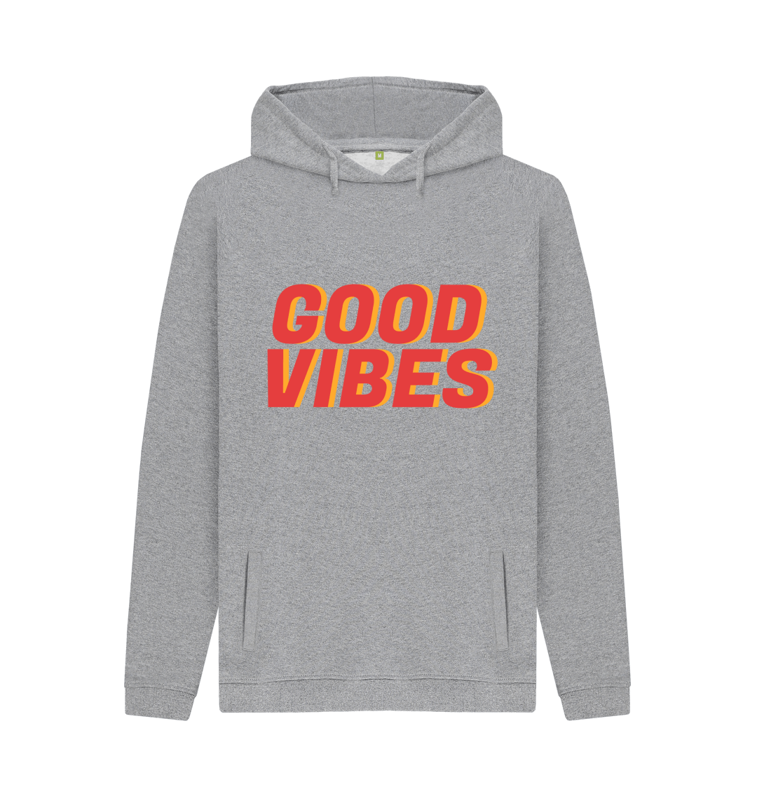 Light Heather Printed Hoody Front