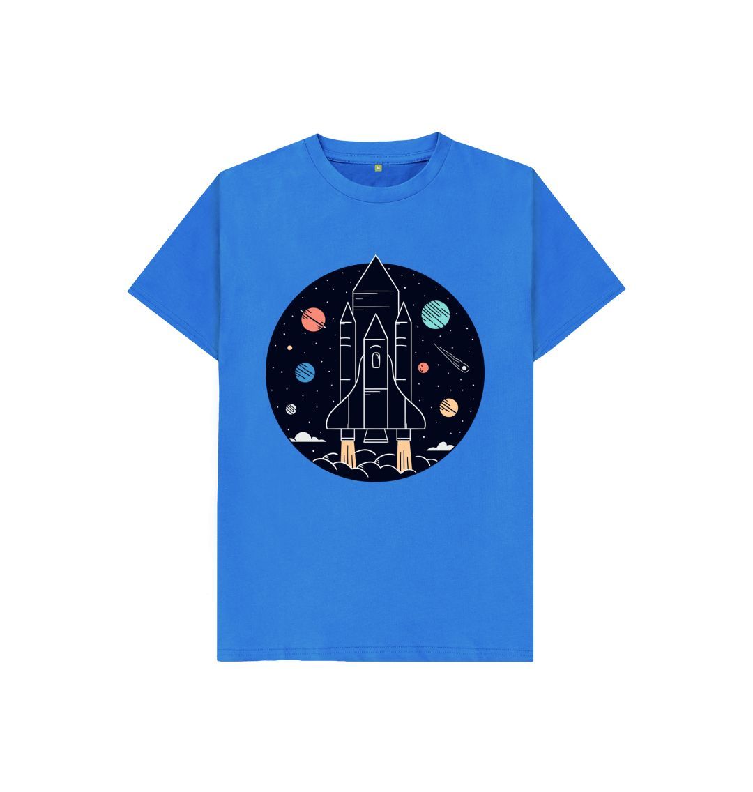 Bright Blue Rocket Tee