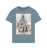 Stone Blue Architecture Oversized Tee