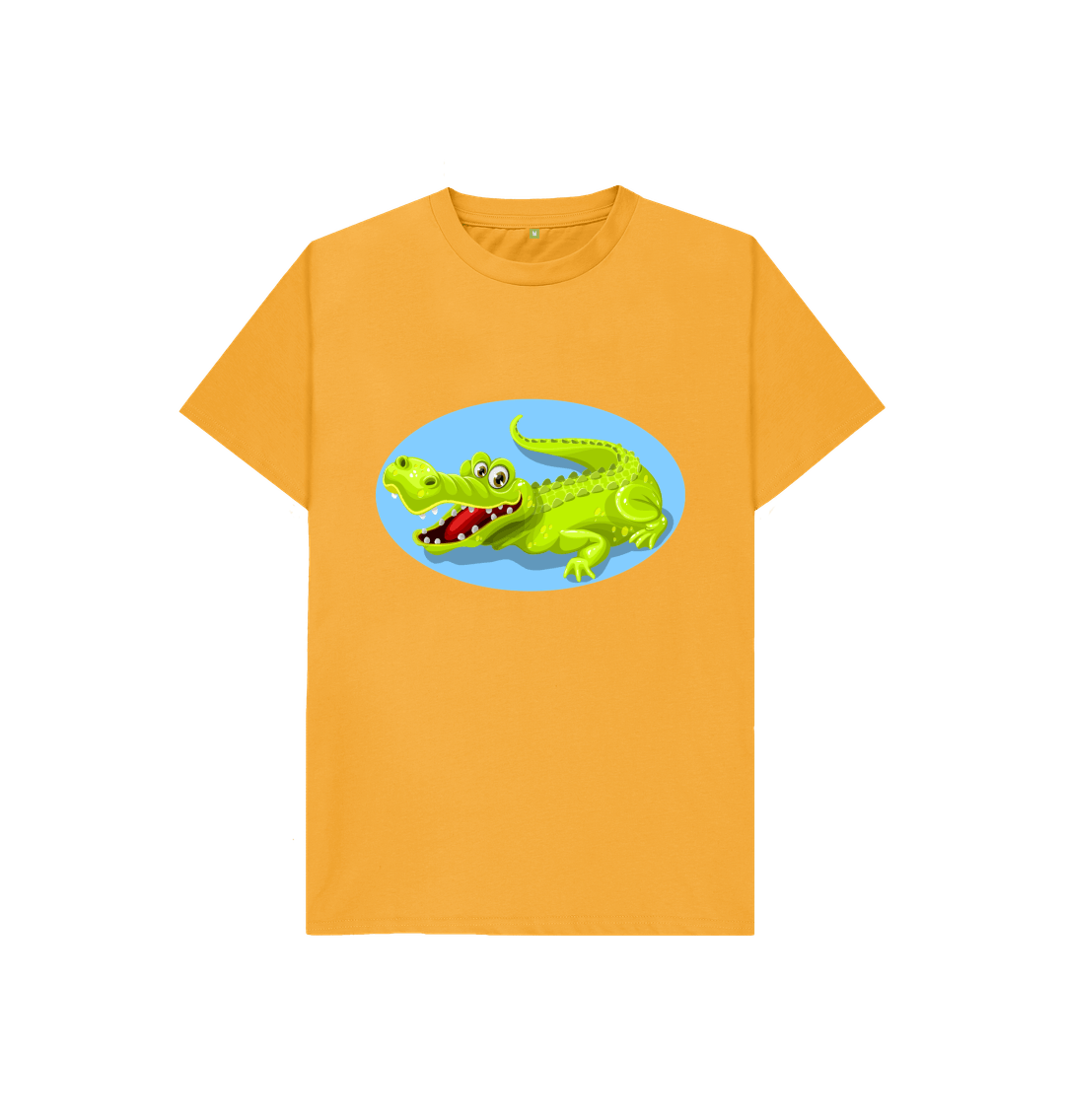 Mustard Crocodile Tee