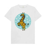 White Giraffe Christmas Tee