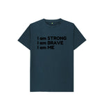 Denim Blue I Am Me Tee