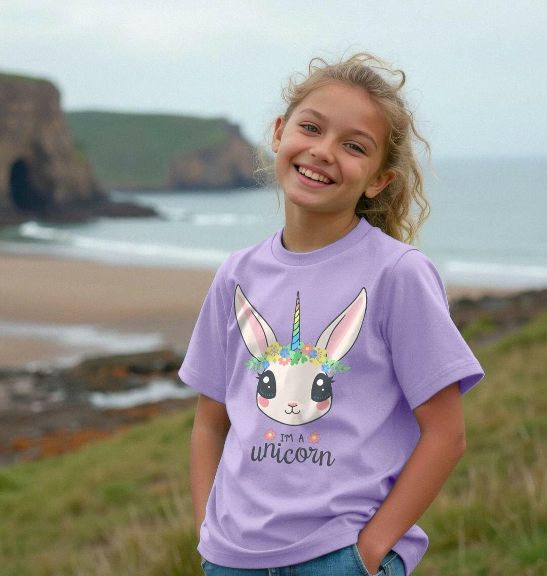 I'm A Unicorn Tee featuring a stylish unicorn design with swagger, perfect for unique fashion statements