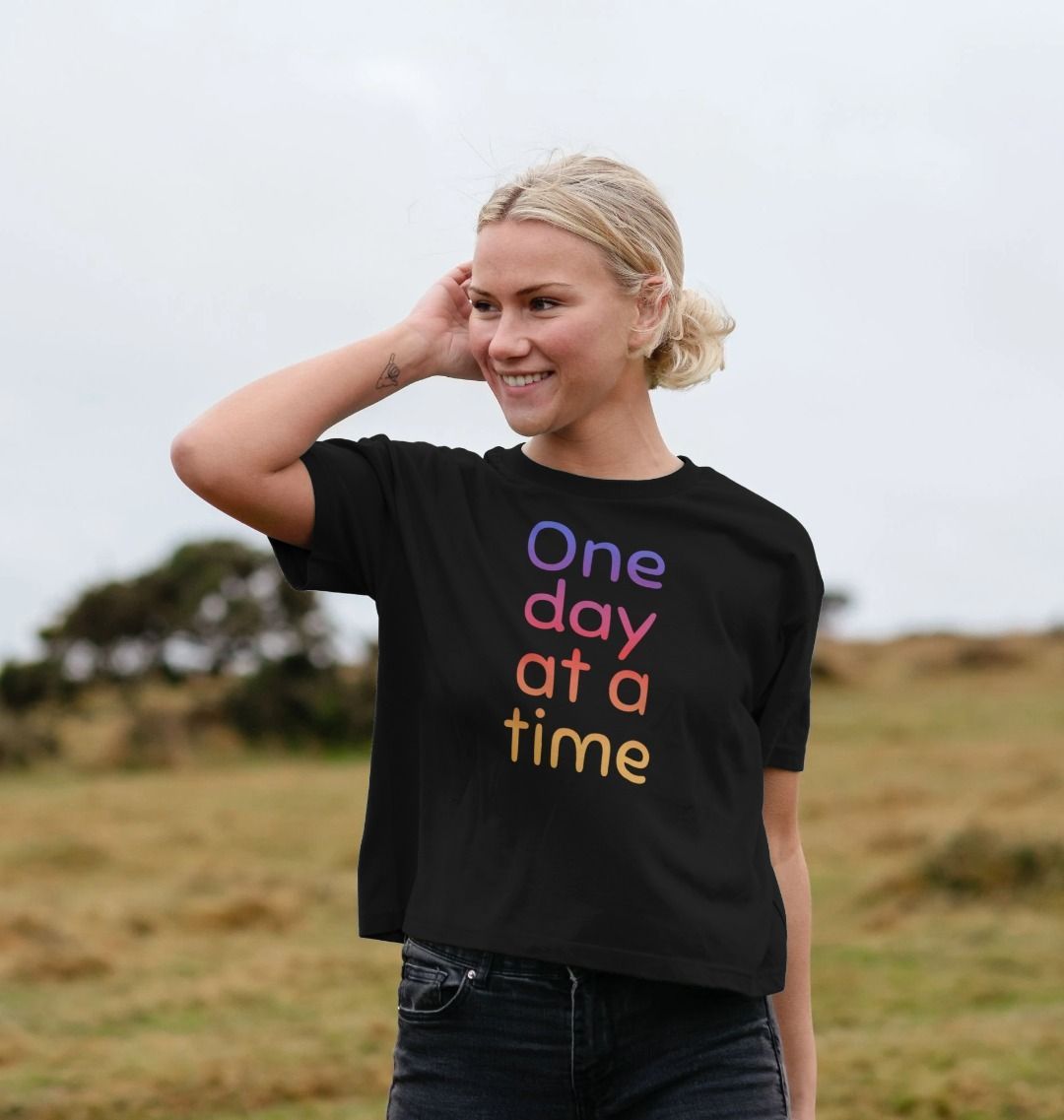 One Day At A Time Boxy Tee