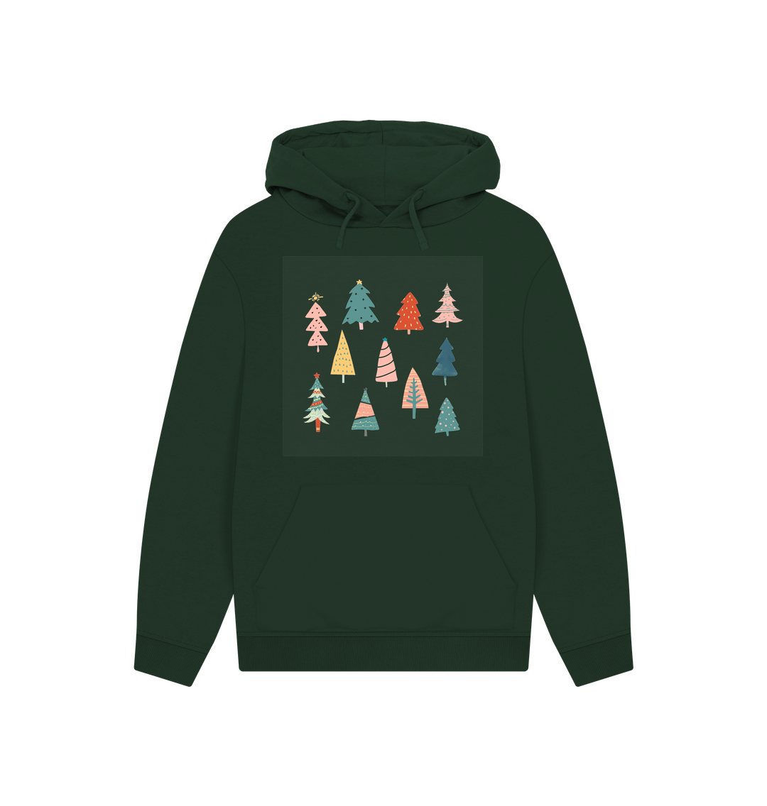 Evergreen Christmas Trees Unisex Hoodie