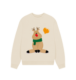 Oat Printed Sweater Front