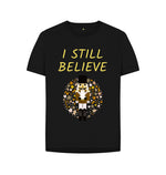 Black I Still Believe Relaxed Tee