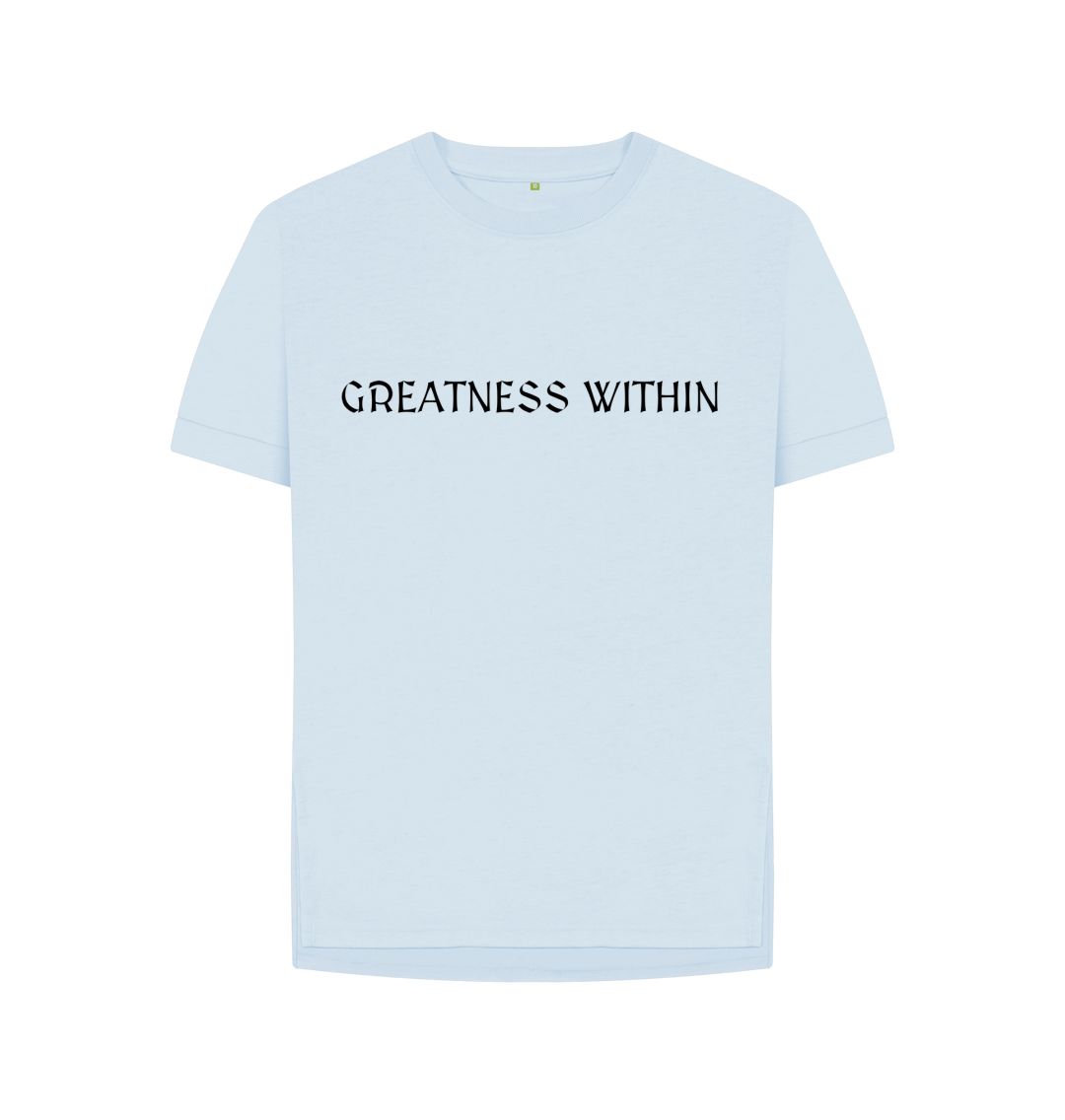 Sky Blue Greatness Within Tee