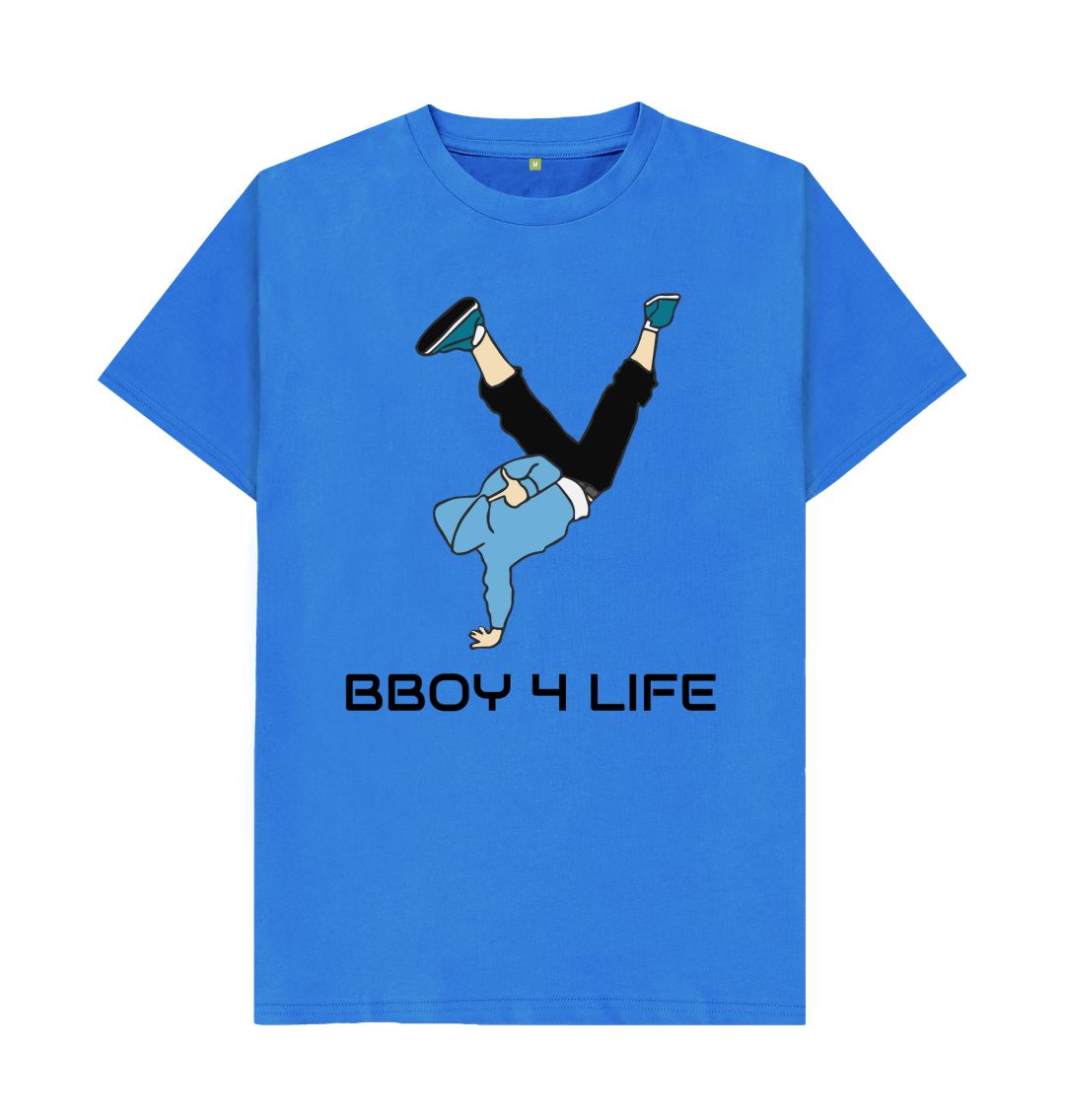 Bright Blue BBOY 4 LIFE Tee