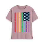 Mauve Printed T-shirt Front