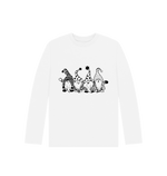 White Christmas Gnome Long Sleeves Tee