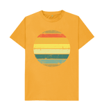 Mustard Sunset Stripy Tee