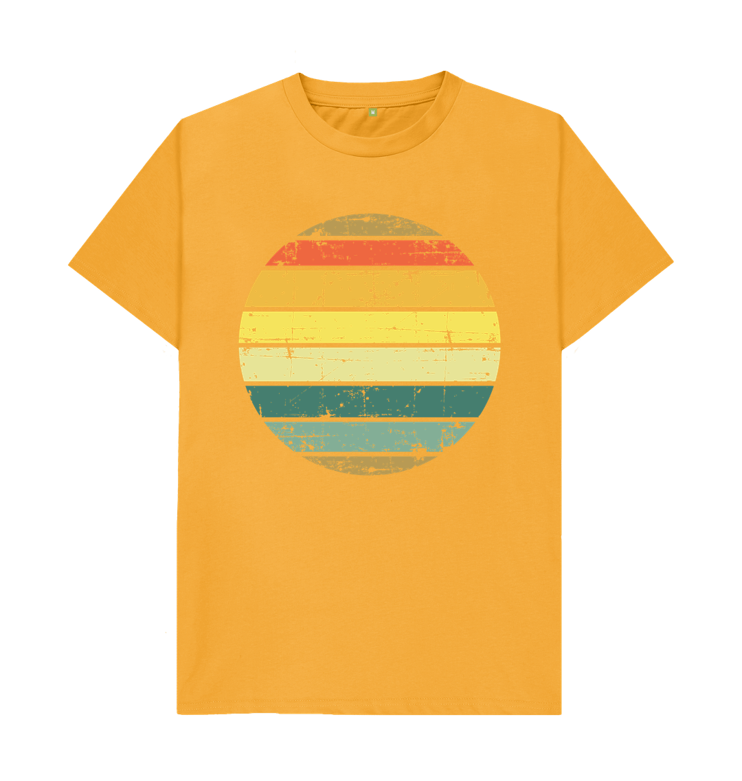 Mustard Sunset Stripy Tee