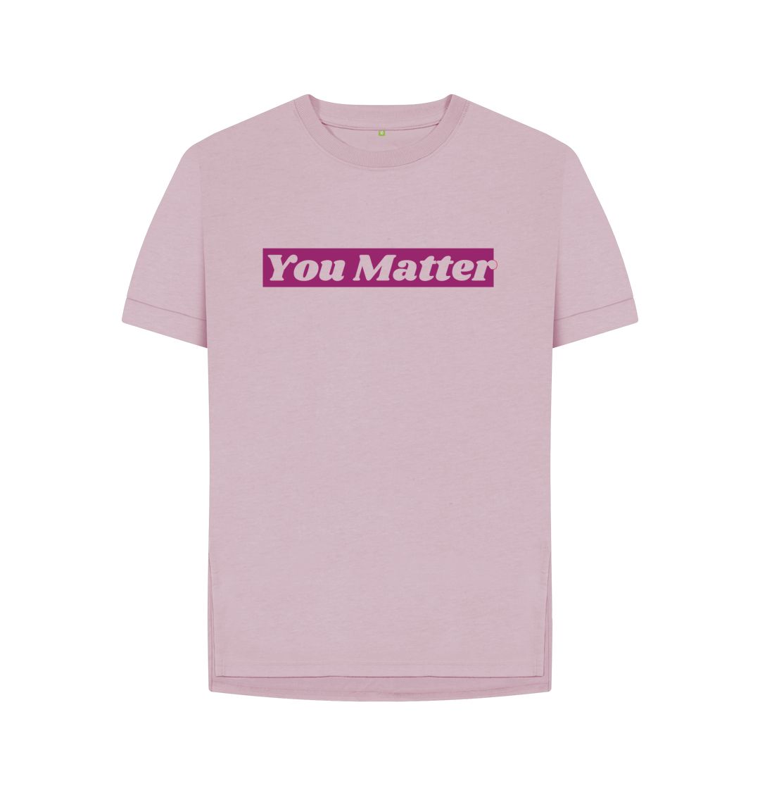 Mauve You Matter Relaxed Fit Tee