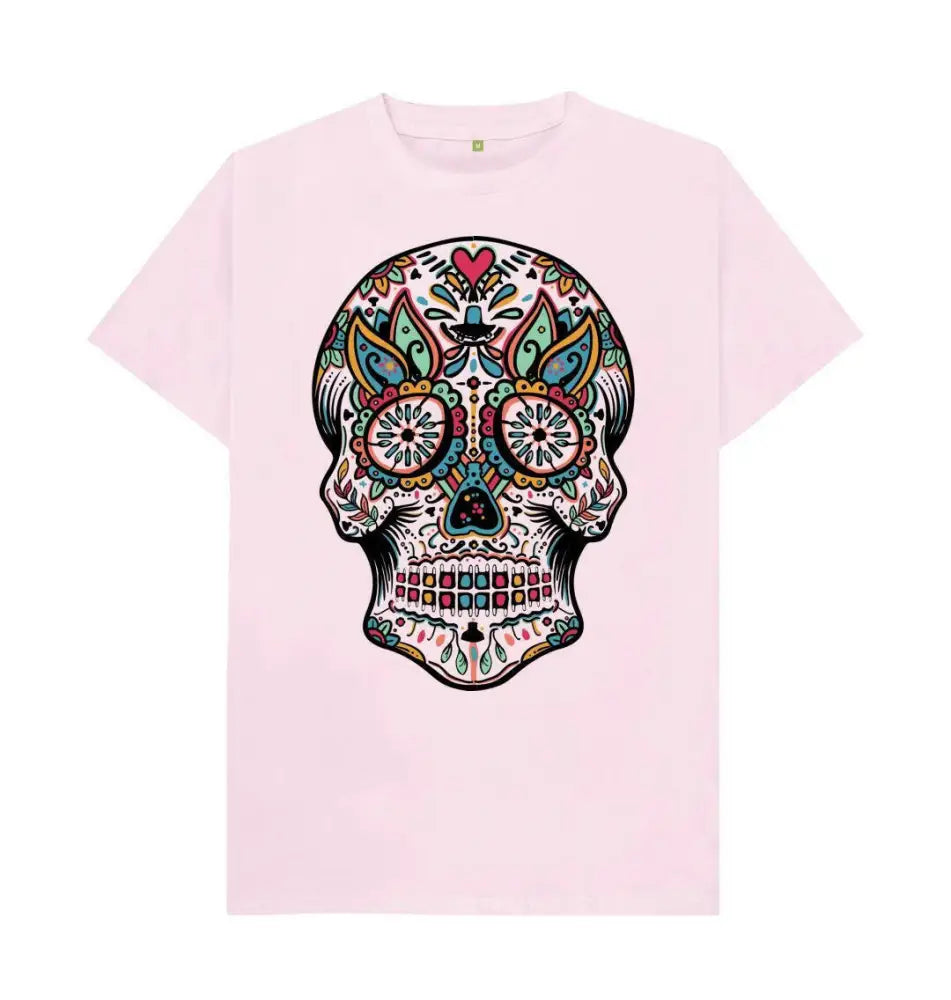 Festival Skeleton T-shirt featuring intricate festival-inspired skeleton design, perfect for celebration enthusiasts.