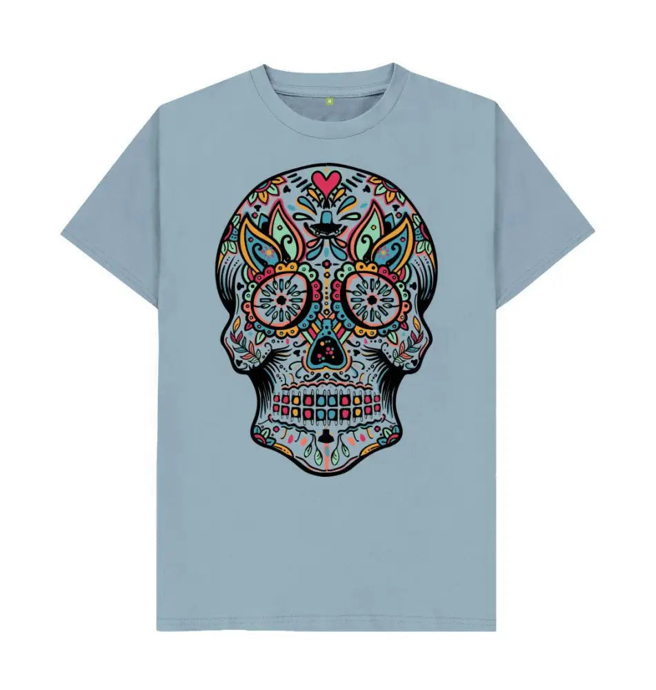 Festival Skeleton T-shirt featuring intricate festival-inspired skeleton design, perfect for celebration enthusiasts.