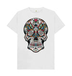 Festival Skeleton T-shirt featuring intricate festival-inspired skeleton design, perfect for celebration enthusiasts.