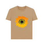 Sand Pretty Sunflower Tee