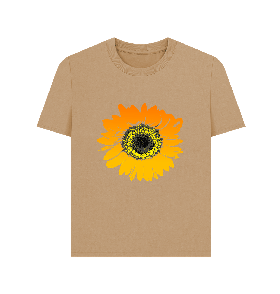 Sand Pretty Sunflower Tee