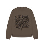 Chocolate Cats Oversized Jumper