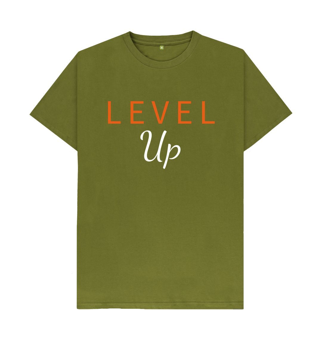 Moss Green Level Up Tee