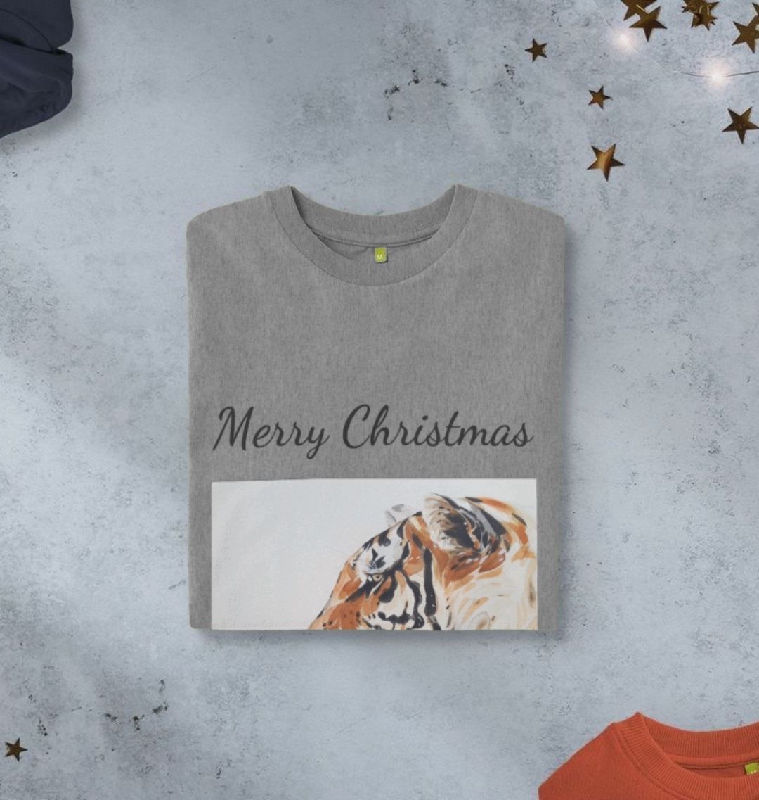 Merry Christmas Tiger Tee